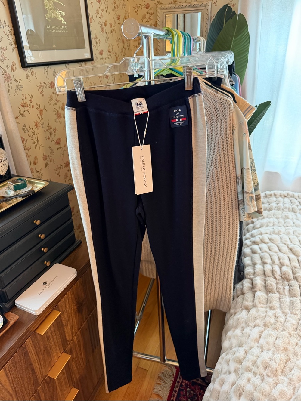 NWT Dale of Norway Spirit Merino Wool Leggings sz S